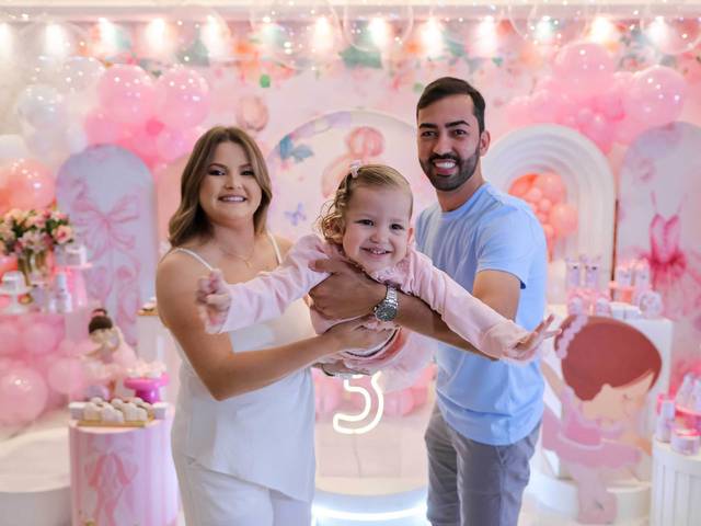 Festa Infantil de Festa Bailarina: Os 3 Anos da Maria Luisa no Sonho Meu