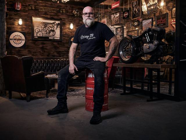 Motociclismo de Garage 72 - Blanck