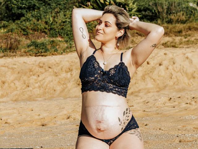 Ensaio Gestante  de Gestação da Dani