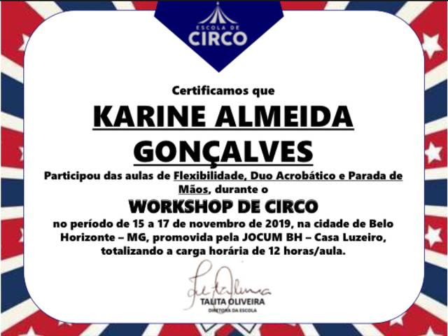 Workshop de WorkShop Escola de Circo 