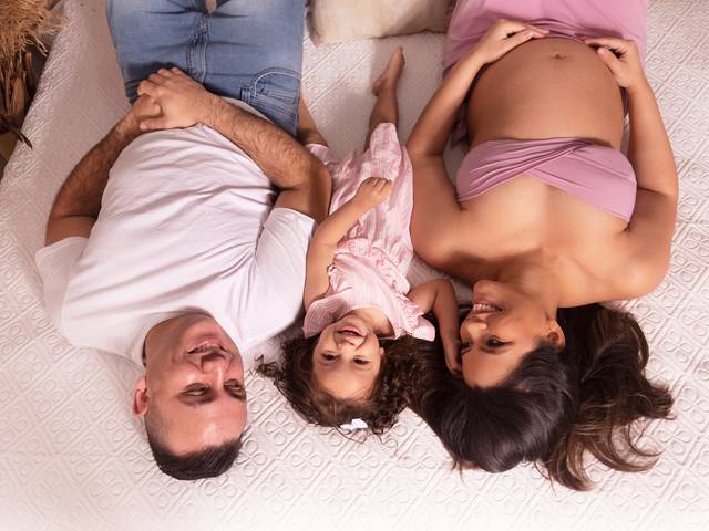 Gestante de Leia a espera de Helena