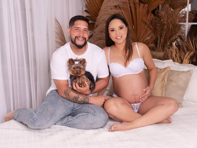 Gestante de Dani e sua Família