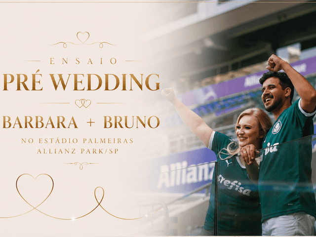 ENSAIO CASAL de FOTOS ENSAIO CASAL BARBARA + BRUNO ALLIANZ PARQUE SÃO PAULO PRÉ WEDDING