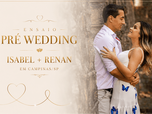 ENSAIO CASAL de FOTOS CASAL ISABEL + RENAN - CAMPINAS/SP PRÉ WEDDING