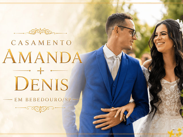 FOTOS CASAMENTO de FOTOGRAFIA CASAMENTO AMANDA + DENIS - BEBEDOURO/SP