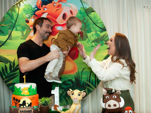 Aniversario de Festa de aniversario Leonardo de 1 ano