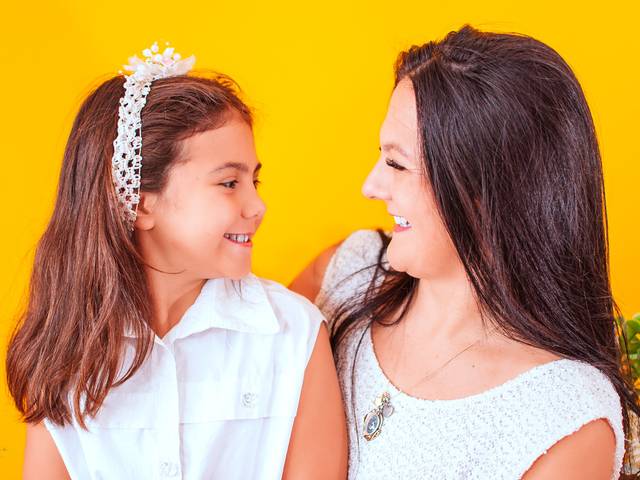 Dia das mães de Fabi e Rafa ensaio de dia das mães