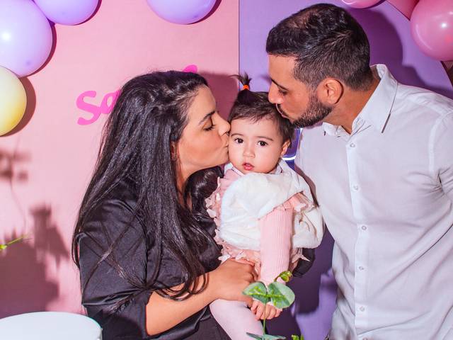 Aniversario de Primeiro aniversario da Sarah