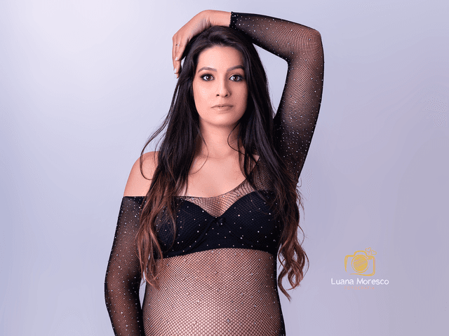 Gestante de Ensaio Gestante Erica