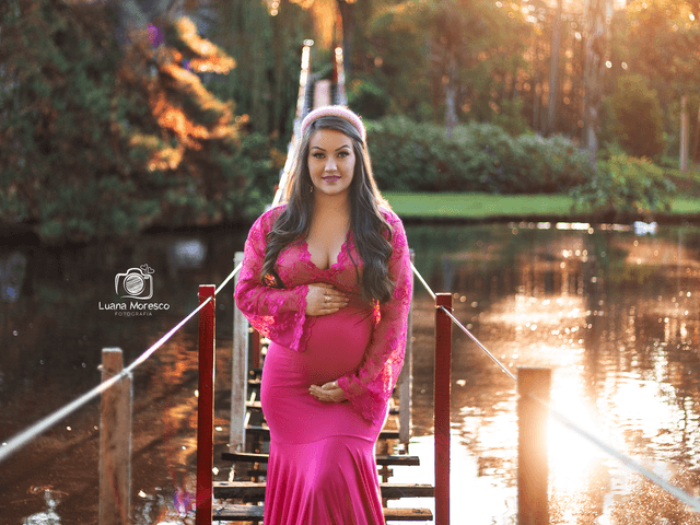 Gestante de Ensaio Gestante Délis