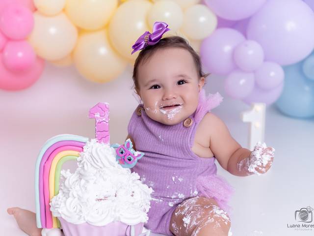 Smash The Cake de  Ensaio Smash The Cake Antonella