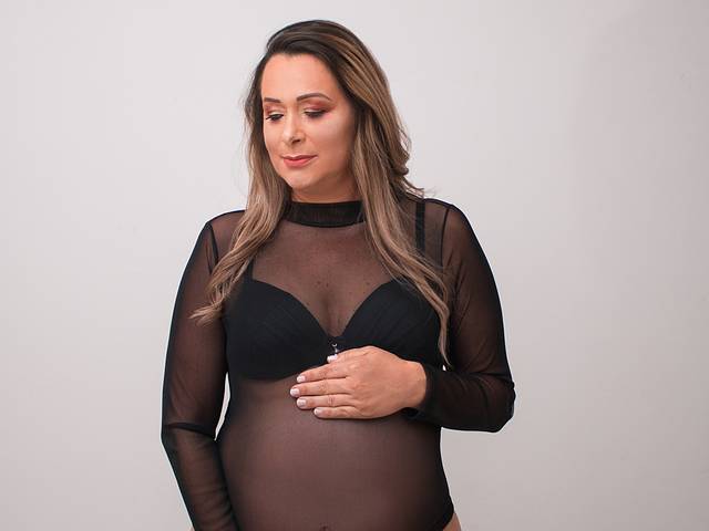 Gestante de Ensaio Gestante Leia Ballin