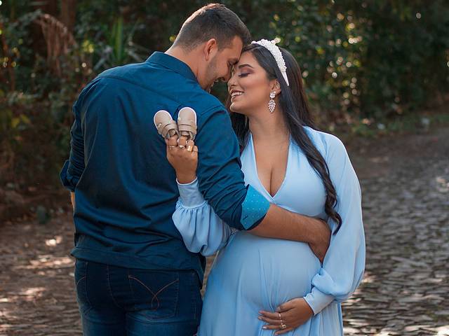 Gestante de Ensaio Gestante Evilin Paz