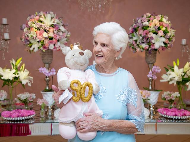 Aniversários de Ilda 90 Anos 