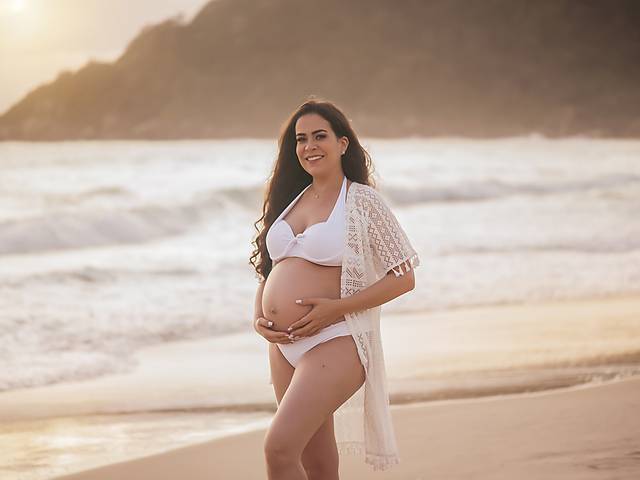 Gestantes de Ensaio Gestante Gisely