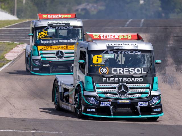 Automobilismo de Primeiro Treino Copa Truck