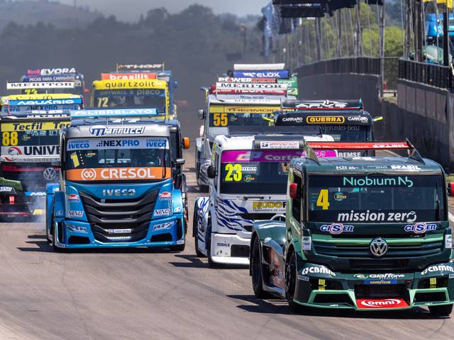 Automobilismo de Oitava Etapa da Copa Truck 2023. 
