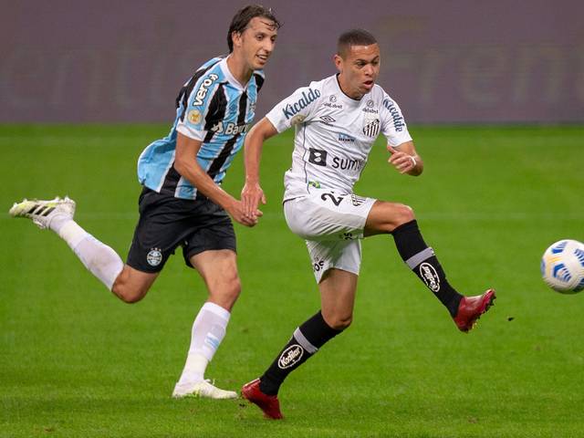 Campeonato Brasileiro - Série A - 2021 de Grêmio X Santos