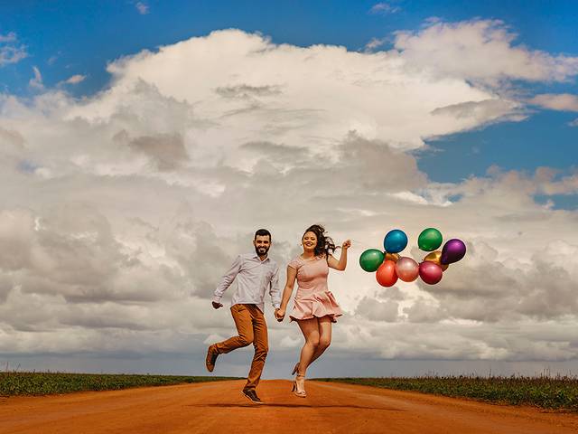 Ensaios de Francielle e Diego