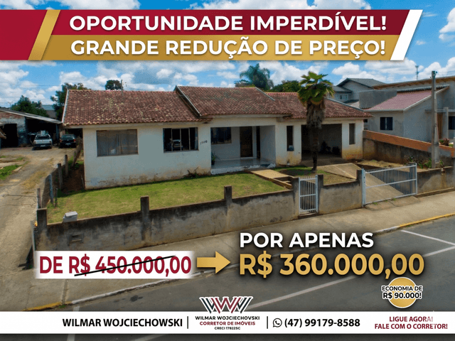 Papanduva de Oportunidade em Papanduva: Casa Espaçosa em Localização Privilegiada