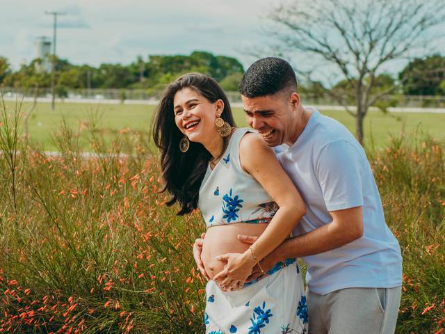 Gestante de Doce espera, Guilherme.