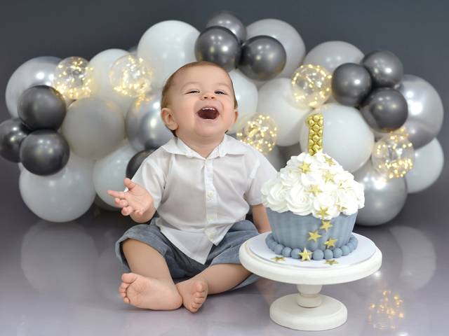 Smash the cake de Meu Primeiro Aninho - Benício