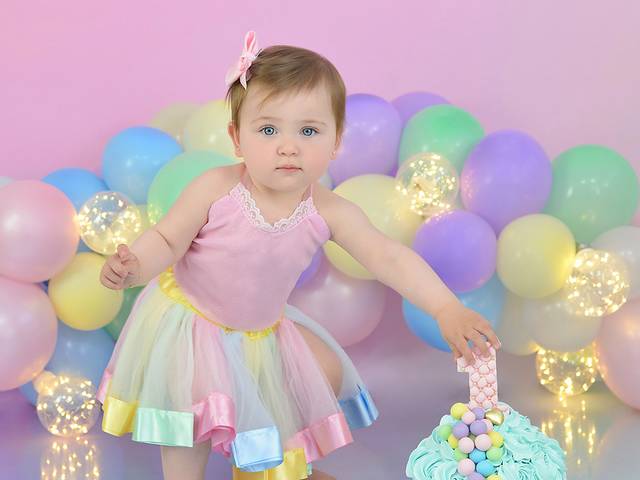 Smash the cake de Meu Primeiro Aninho - Júlia