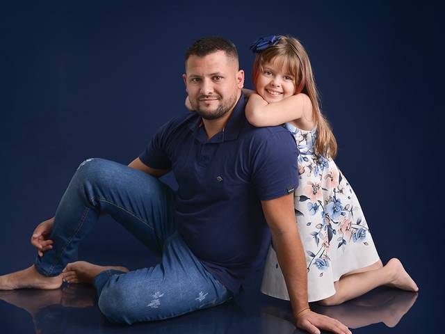 Família de Gabi - dia dos Pais