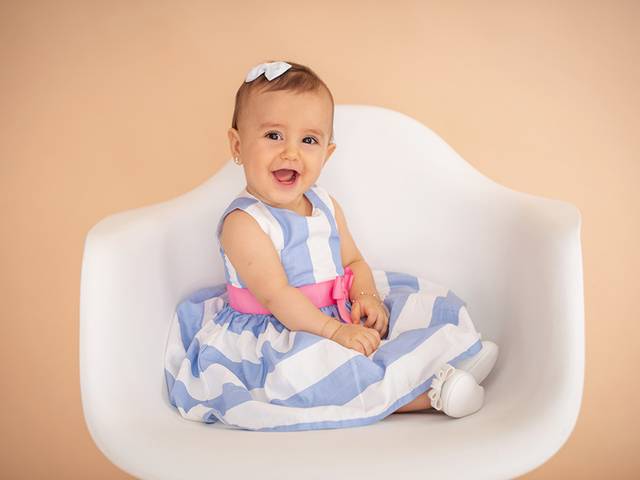 Bebê de Acompanhamento mensal da Helena