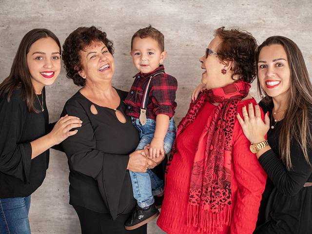 Família de Ensaio dia das mães Aline da Silveira