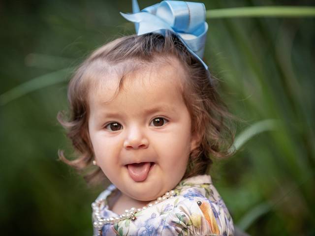 Bebê de Acompanhamento trimestral da Ághata