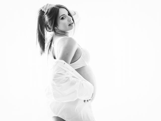 Gestante de Mini-ensaio gestante Andressa Salau