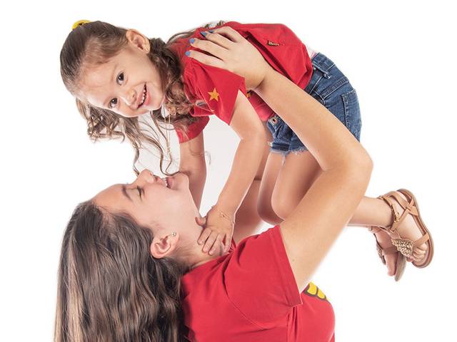 Infantil de Ensaio das super girls sisters