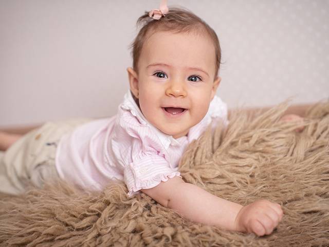 Bebê de Acompanhamento trimestral da Luiza