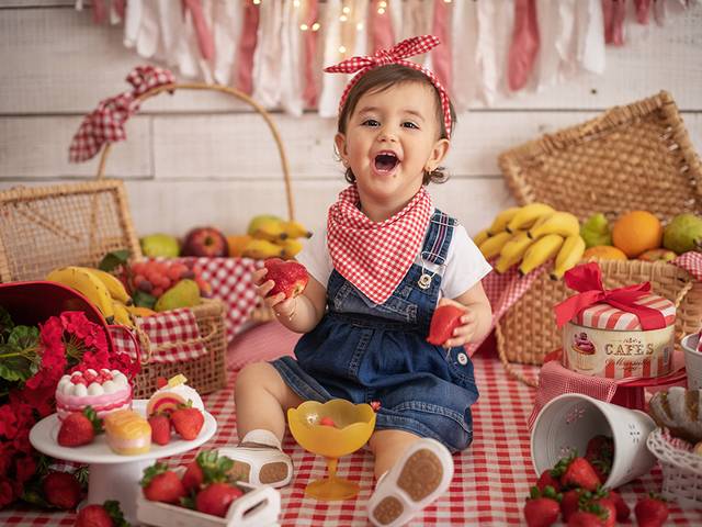 Bebê de Ensaio Pic Nic da Helena