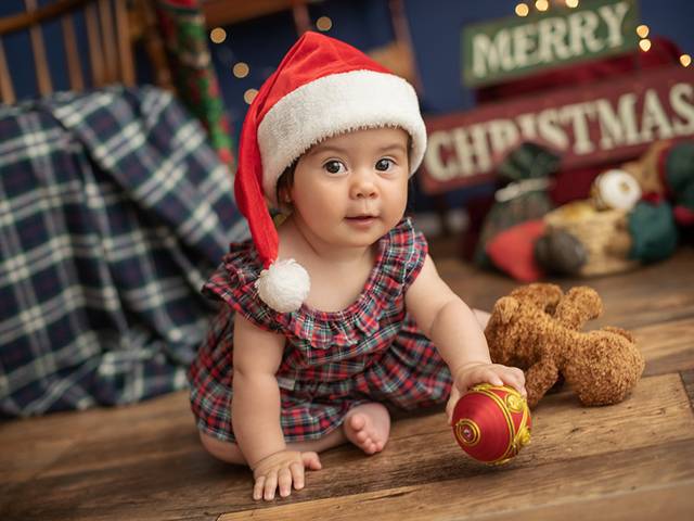 Bebê de Acompanhamento Trimestral da Dominique