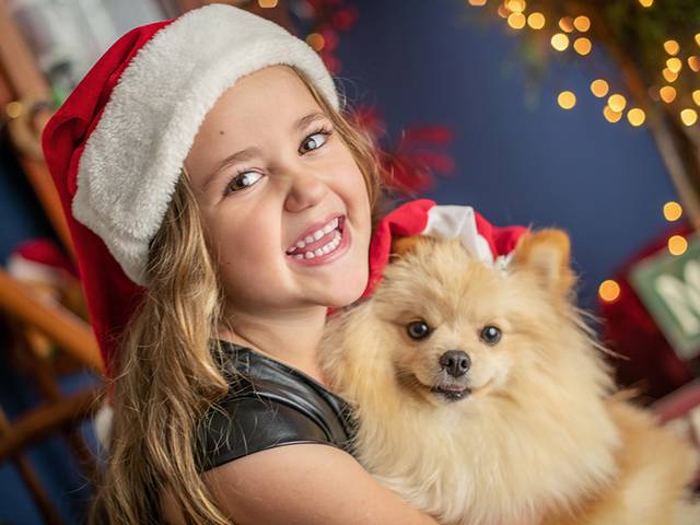 Infantil de Ensaio de Natal da Sofia