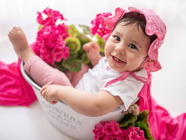 Bebê de Acompanhamento Mensal da Lídia