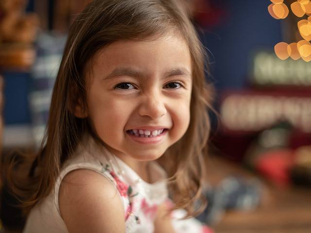 Infantil de Ensaio de Natal da Alícia