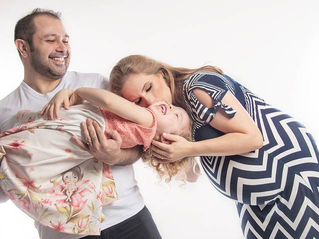 Gestante de Ensaio de Gestante da Tati