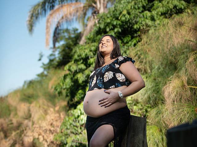 Gestante de Ensaio de Gestação da Nathália