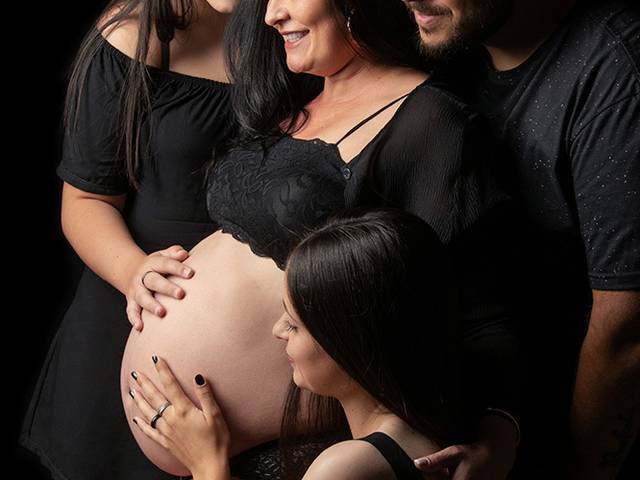 Gestante de Ensaio de Gestante da Carla