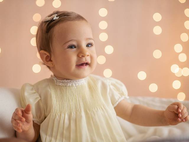 Bebê de Acompanhamento trimestral da Luisa