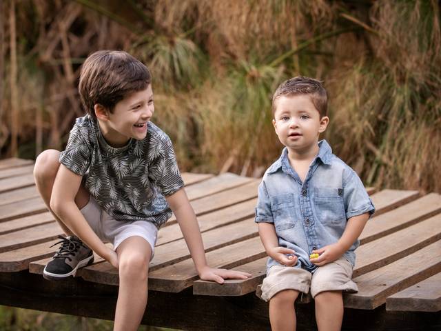 Infantil de Ensaio dos Manos Rafael e Ricardo