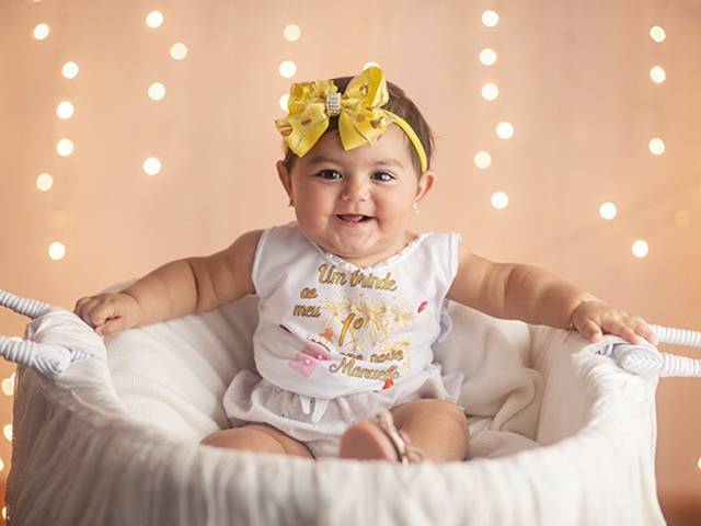 Bebê de Acompanhamento Mensal da Manu