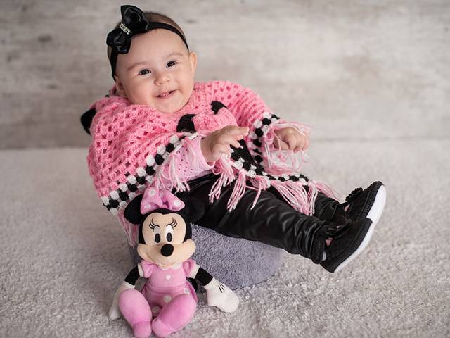 Bebê de Acompanhamento Mensal da Giovana