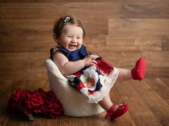 Bebê de Acompanhamento Trimestral da Mariana