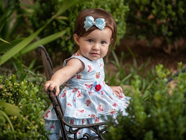 Bebê de Acompanhamento Mensal da Manuela