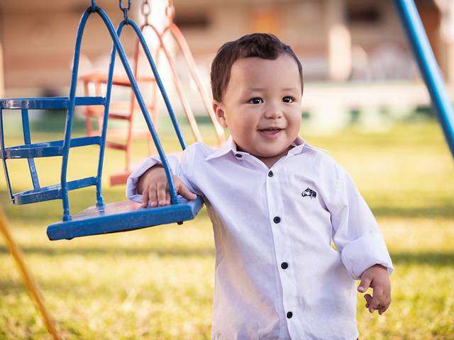 Bebê de Ensaio de 1 ano do Artur