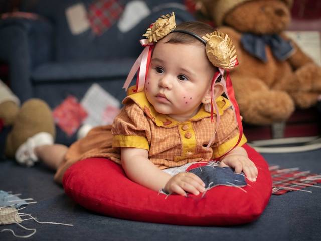 Bebê de Acompanhamento Mensal da Giovana